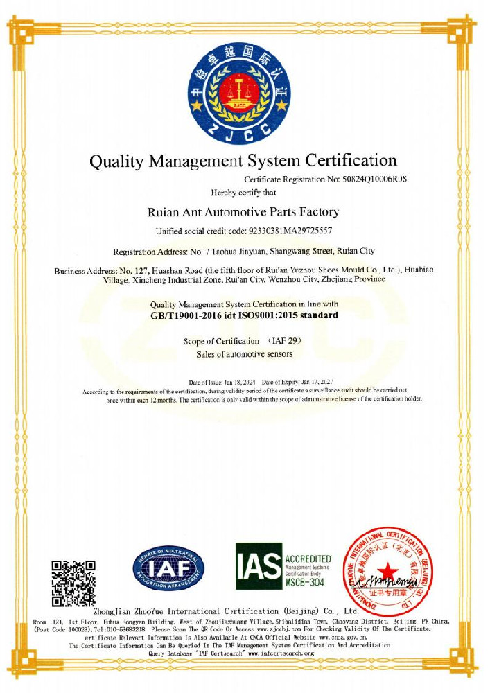 Certificado ISO 9000